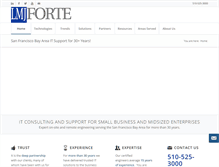 Tablet Screenshot of forte-systems.com